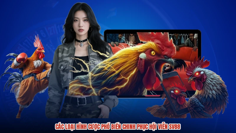 Các loại hình cược phổ biến chinh phục hội viên SV88