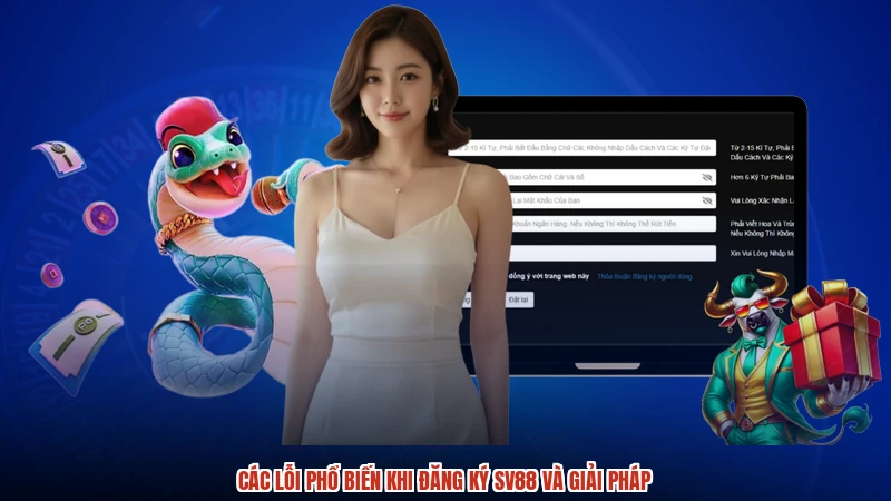 Các lỗi phổ biến khi đăng ký SV88 và giải pháp