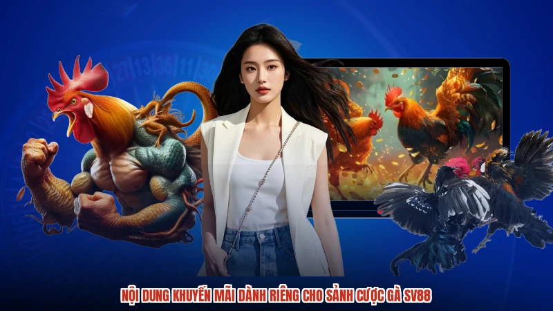 Nội dung khuyến mãi dành riêng cho sảnh cược gà SV88